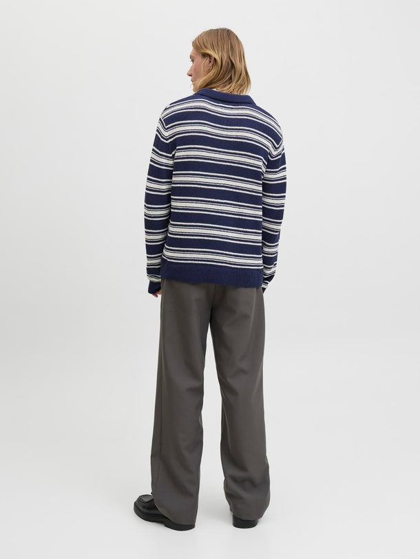 Product POLO RELAXED TEJIDO CAMBRIDGE-Ocean Cavern Stripes:Sea salt - Image 4