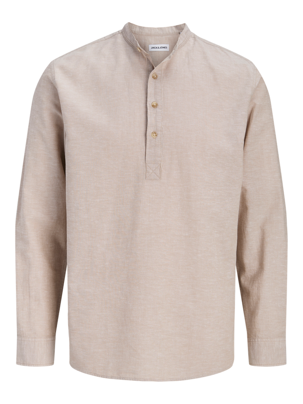Product CAMISA POPELÍN DE LINO CUELLO MAO SUMMER - Crockery - Image 1
