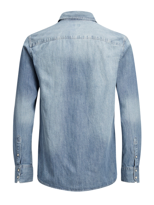 Product CAMISA SHERIDAN - Medium Blue Denim Fit:SLIM - Image 4