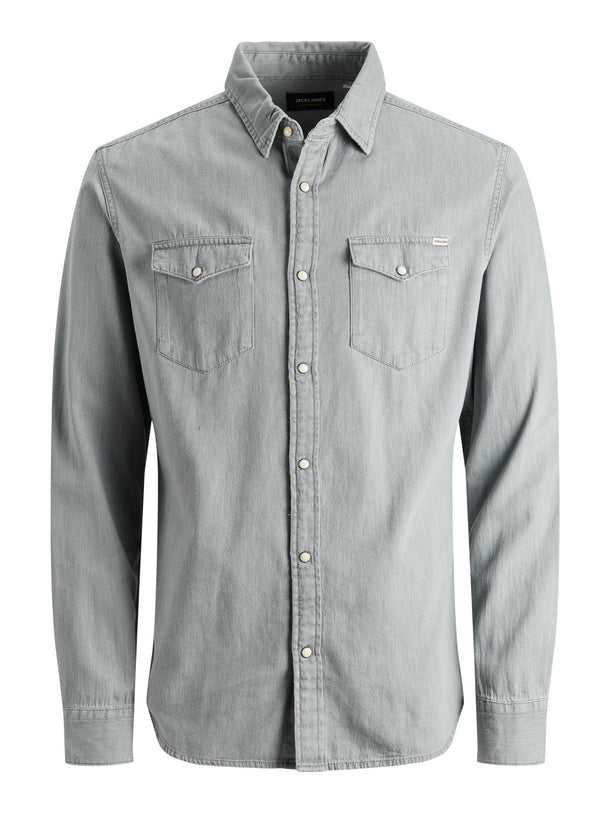 Product CAMISA SHERIDAN - Light Grey Denim Fit:Slim - Image 1