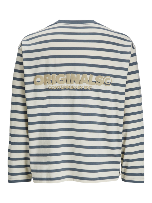 Product POLERA SLINGTON CREW - Stormy Weather Stripes:ANTIQUE WHITE - Image 1