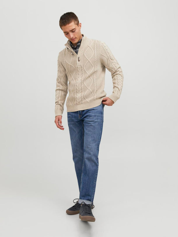 Product SWEATER BLUJEAN - Oatmeal Detail:MELANGE - Image 4