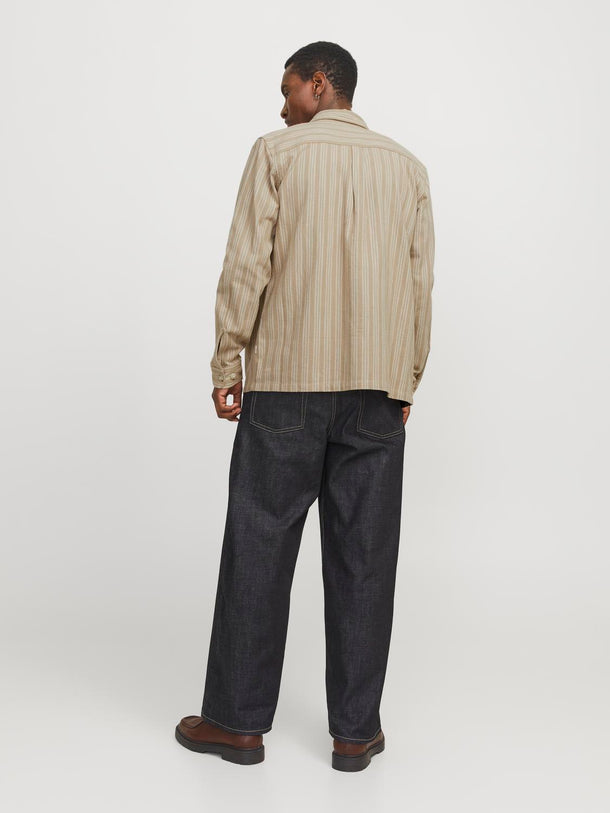 Product SOBRECAMISA DE LINO RAYMOND-Greige Fit:COMFORT FIT - Image 3