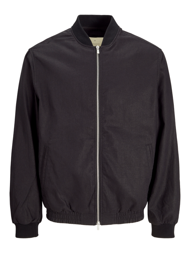 Product CHAQUETA DE LINO LEISTER-Black - Image 1