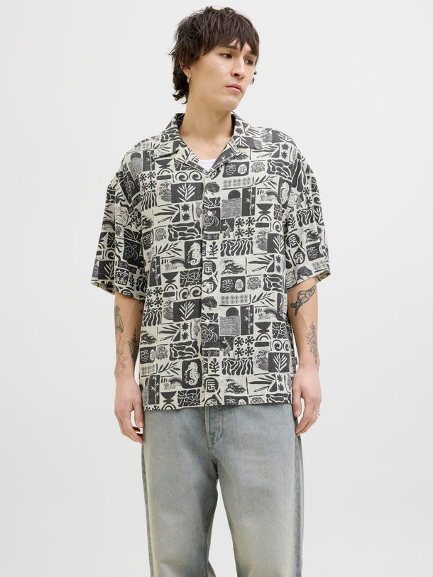 Product CAMISA DE LINO RESORT WAYNE-Black - Image 3