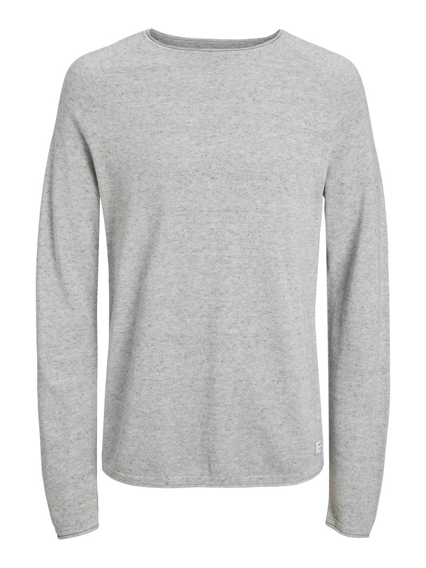 Product SWEATER HILL - Light Grey Melange - Image 1