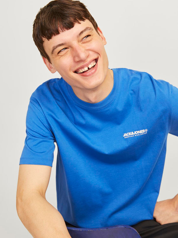 Product POLERA RELAXED LEGACY - Nautical Blue Detail:Moonbeam - Image 4