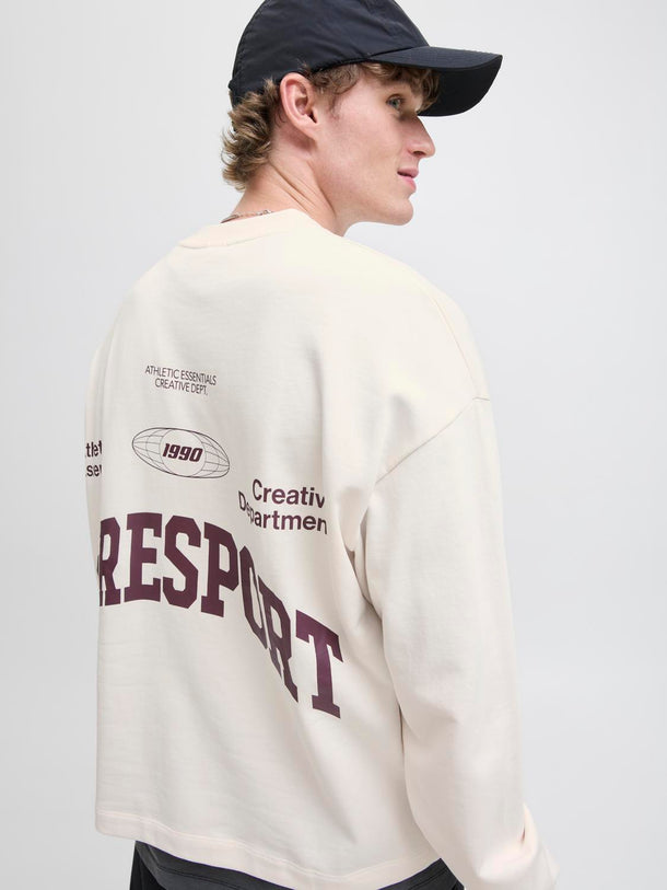 Product POLERÓN OVERSIZE ESTAMPADO SIGNAL-Sea Salt - Image 3