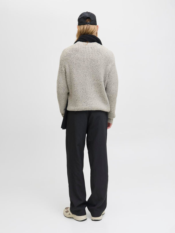 Product SWEATER LOOSE BOWERY-Sea Salt Detail:Melange - Image 4