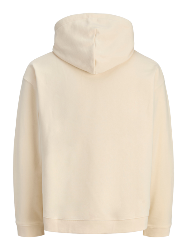 Product POLERÓN OVERSIZE CON CAPUCHA ESTAMPADO BOWERY-Antique White - Image 2