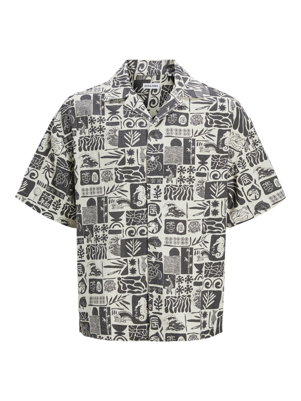 Product CAMISA DE LINO RESORT WAYNE-Black - Image 1