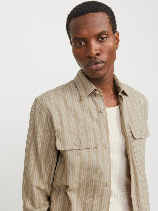 Product SOBRECAMISA DE LINO RAYMOND-Greige Fit:COMFORT FIT - Image 6