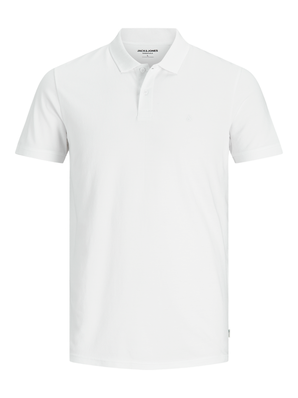 Product POLERA POLO BASIC-White Detail:SLIM FIT - Image 1
