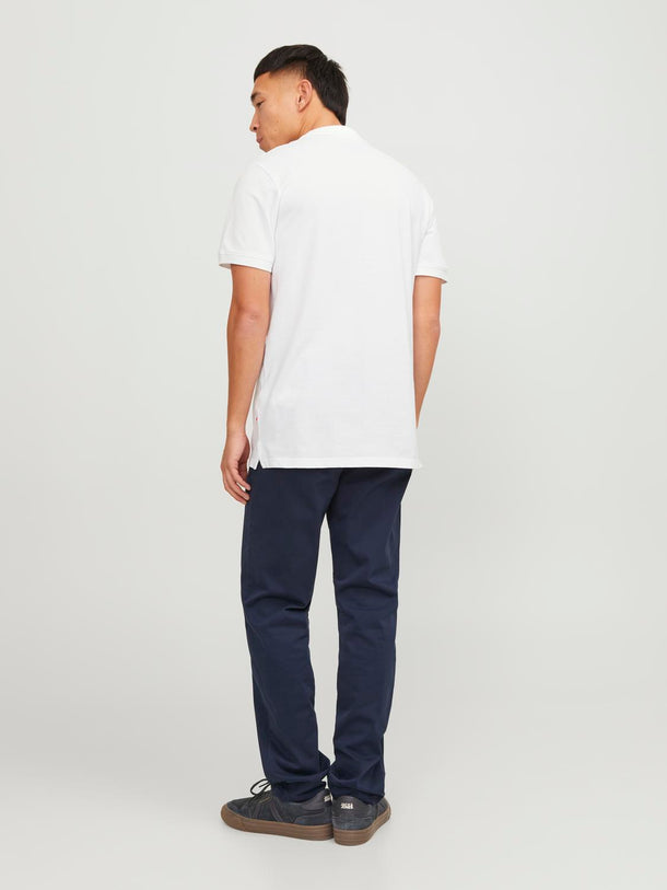 Product POLERA POLO BASIC-White Detail:SLIM FIT - Image 7