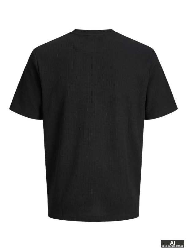 Product POLERA RELAXED CON TEXTURA AUSTIN-Black - Image 7