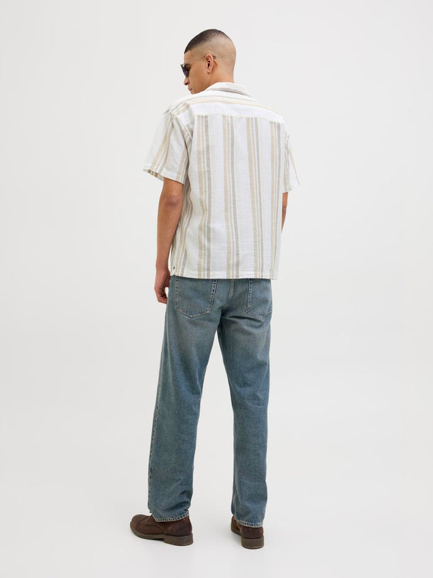 Product CAMISA LOOSE RESORT DE LINO SUMMER - Travertine Fit:RELAXED FIT - Image 10
