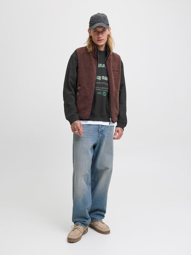 Product POLERÓN LOOSE ESTAMPADO MEADOW-Black - Image 2