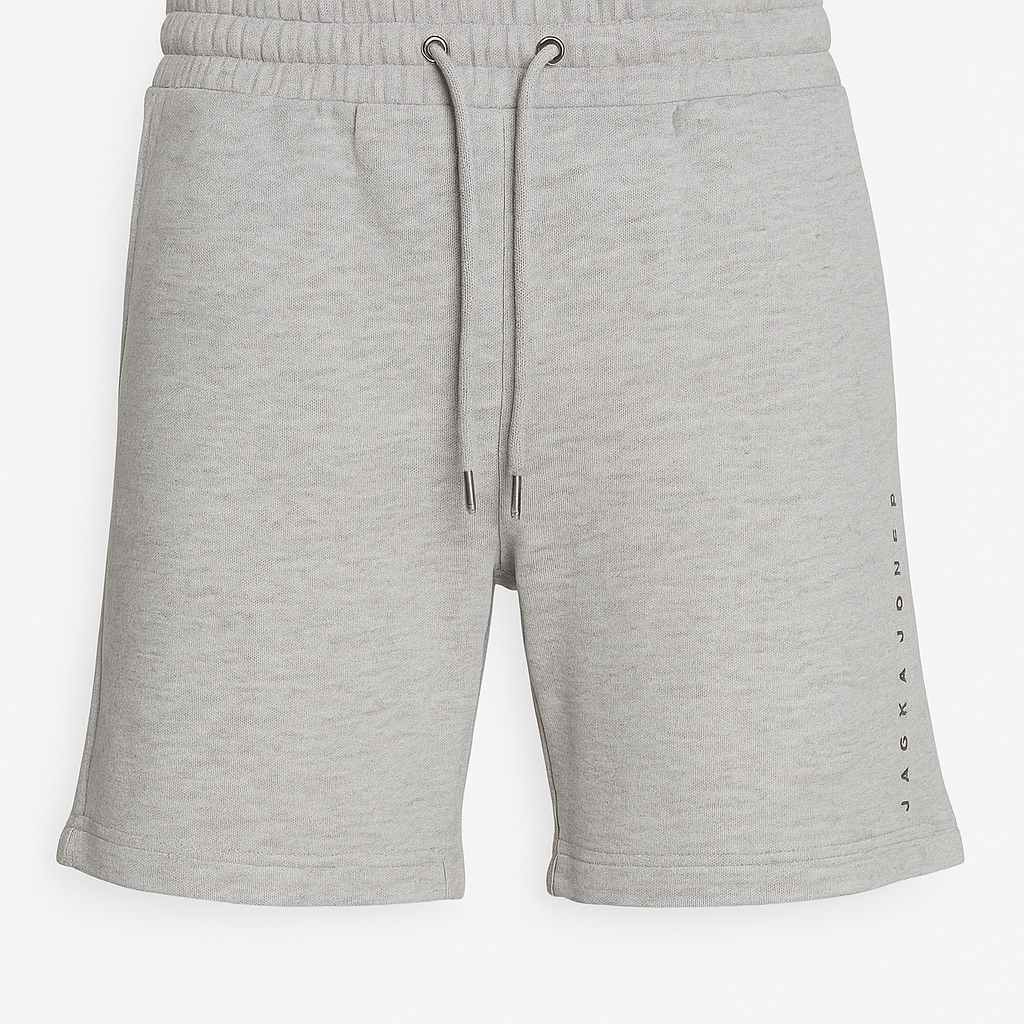 SHORT JOGGING GORDON-Light Grey Melange