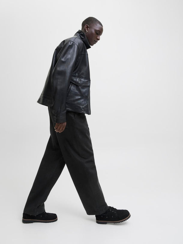 Product PANTALÓN WIDE TIRO ALTO BILL-Black - Image 3