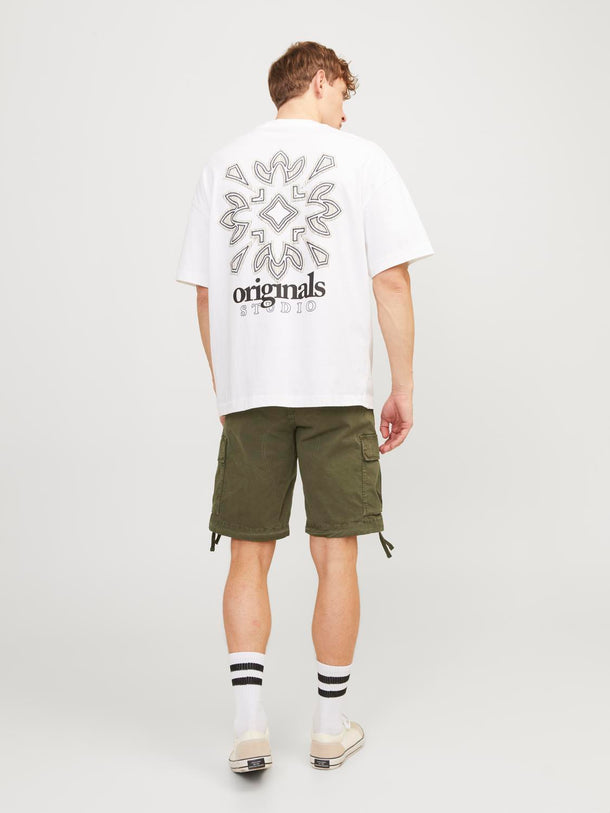 Product SHORT CARGO TUCKER - Olive Night Detail:SOLID - Image 4