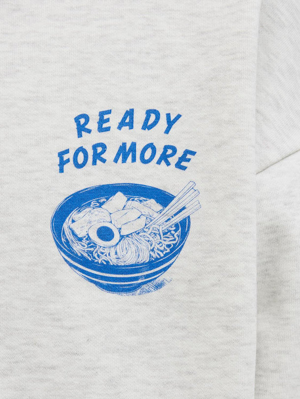 Product POLERÓN CHARGE PRINTED-White Melange - Image 3