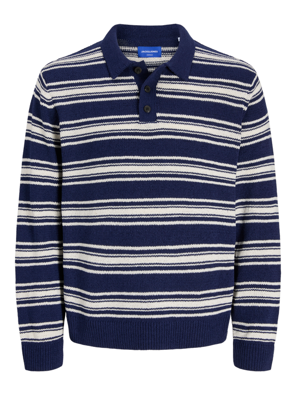 Product POLO RELAXED TEJIDO CAMBRIDGE-Ocean Cavern Stripes:Sea salt - Image 5