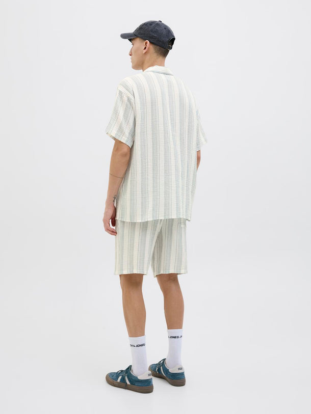 Product CAMISA RELAXED RESORT ROSTER - Cloud Dancer Stripes:STRIPES - Image 10