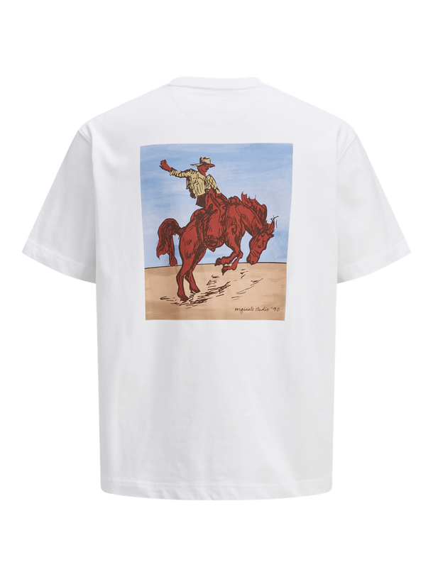 Product POLERA MARRAKESH-Bright White Print:HORSE - Image 1