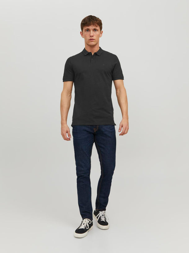 Product POLERA POLO BASIC-Black Detail:SLIM FIT - Image 4