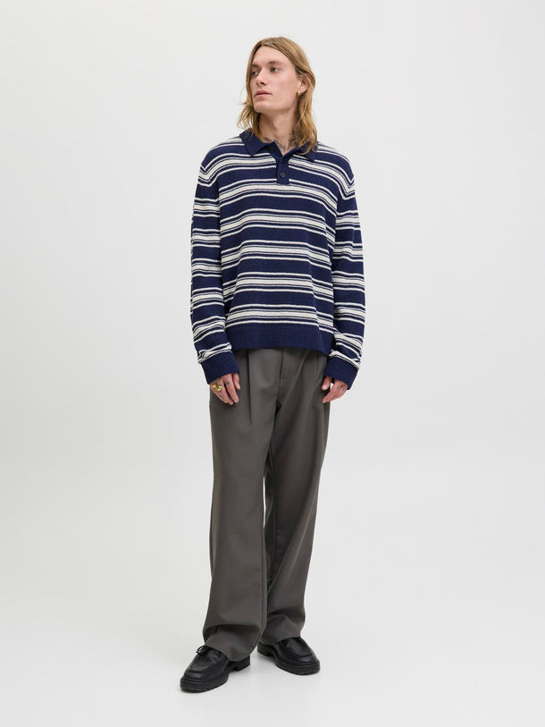 Product POLO RELAXED TEJIDO CAMBRIDGE-Ocean Cavern Stripes:Sea salt - Image 2