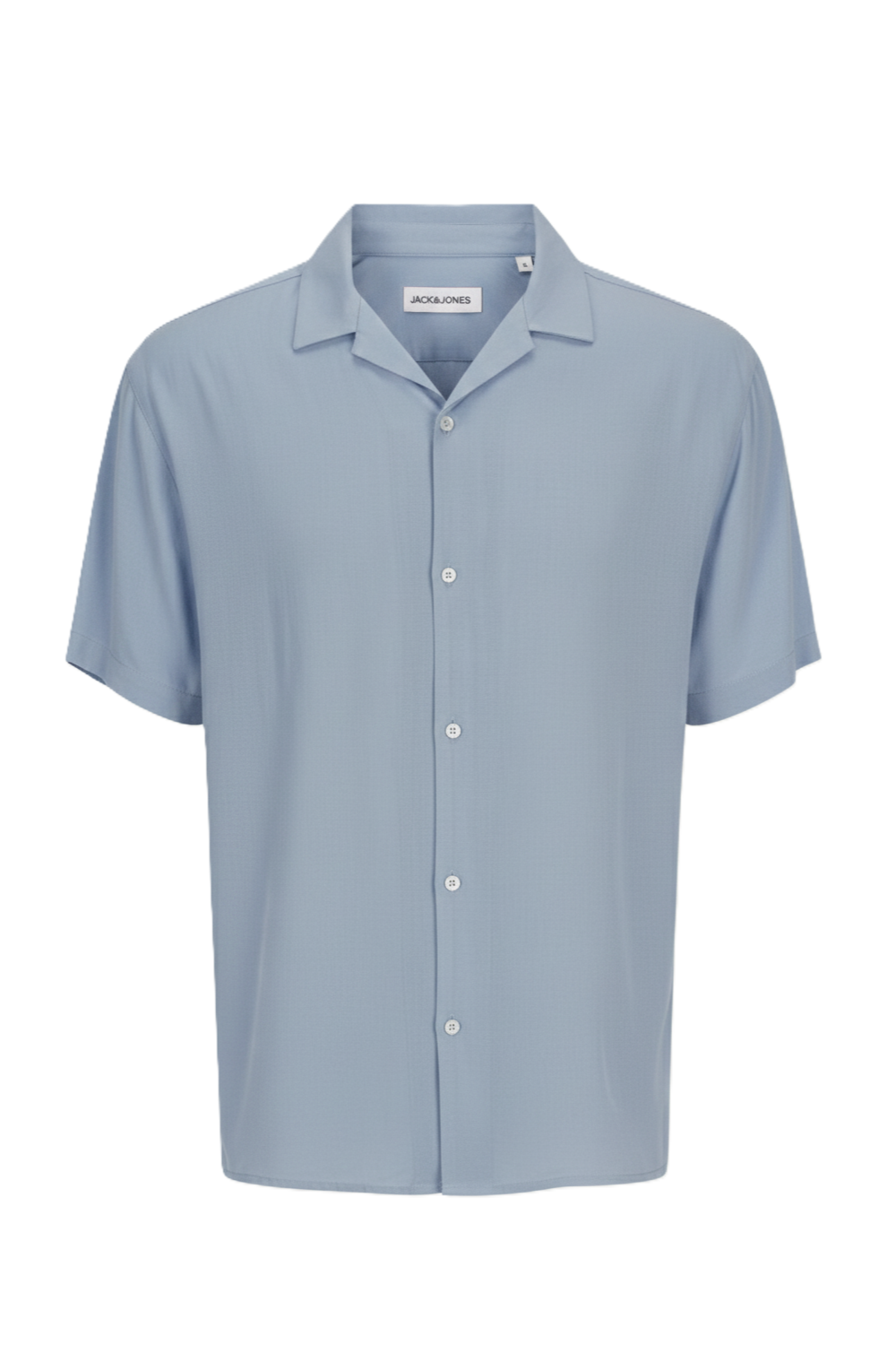 CAMISA RELAXED CON CUELLO RESORT JEFF - Stone Blue