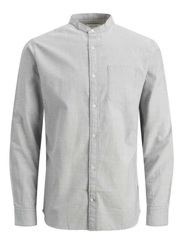 Product CAMISA OXFORD CUELLO MAO - Grey Melange - Image 1