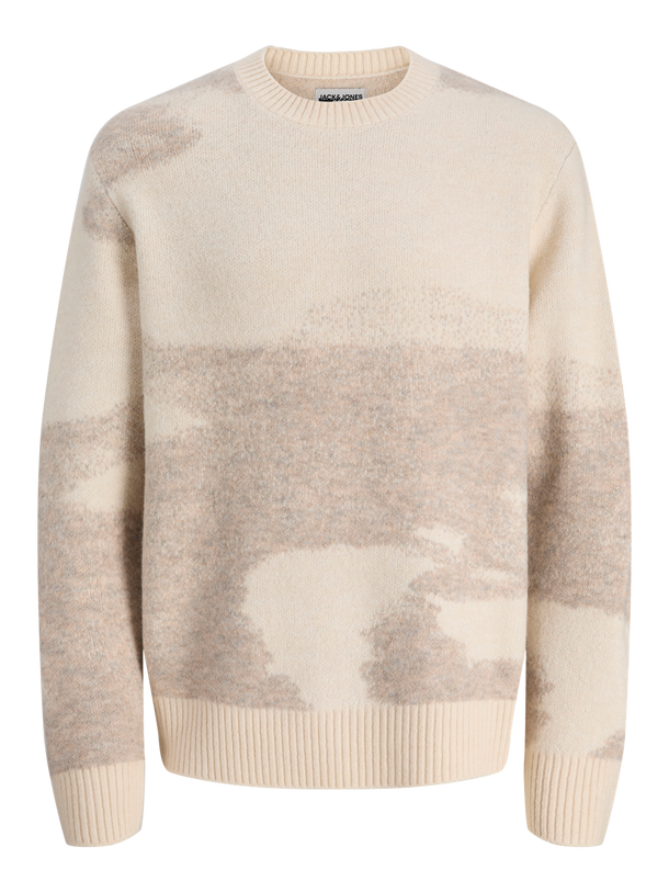 Product SWEATER RELAXED DE PUNTO FLARE - Rainy Day AOP:PALOMA - Image 5