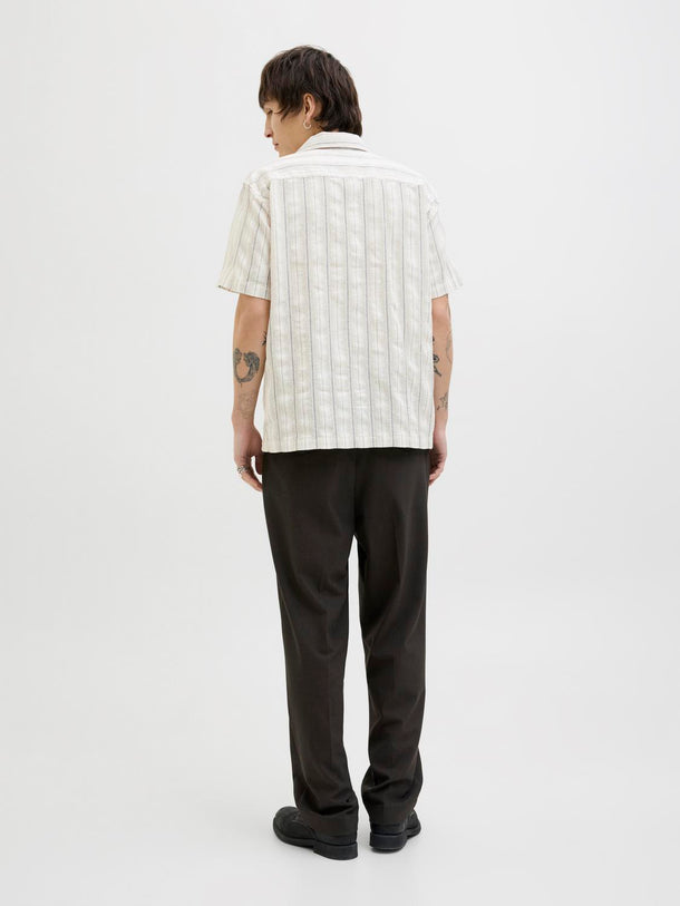 Product CAMISA DE LINO MANGA CORTA WILLIAM-Whitecap Gray - Image 5