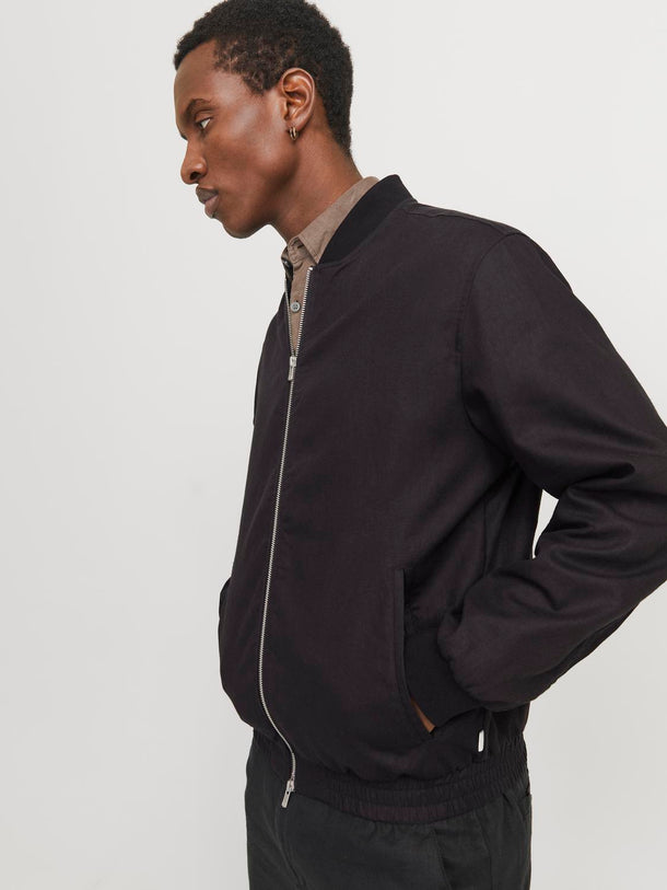 Product CHAQUETA DE LINO LEISTER-Black - Image 6