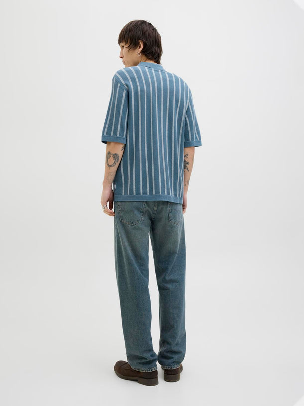 Product POLO RELAXED TEJIDO RAYAS EMIL - Oceanview Stripes:w. Cloud Dancer stripes - Image 11