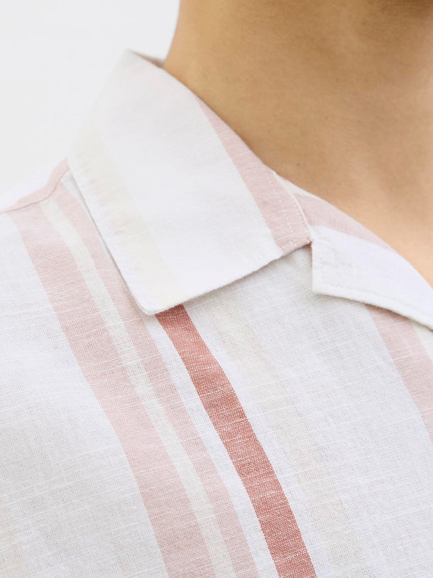 Product CAMISA LOOSE DE LINO SUMMER -Adobe Rose Fit:RELAXED FIT - Image 6