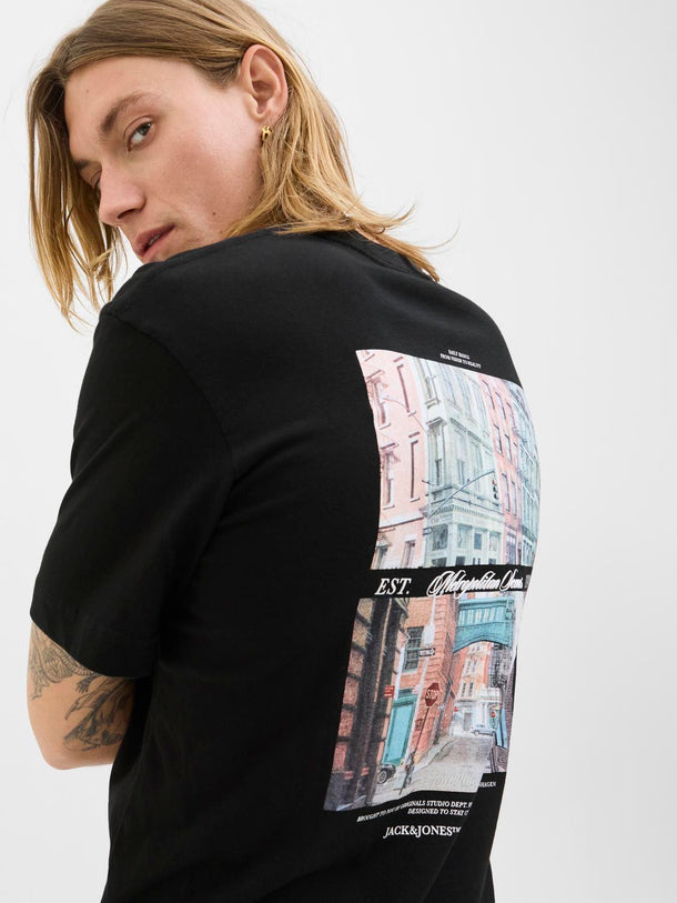 Product POLERA RELAXED ESTAMPADA BILLY-Black - Image 3