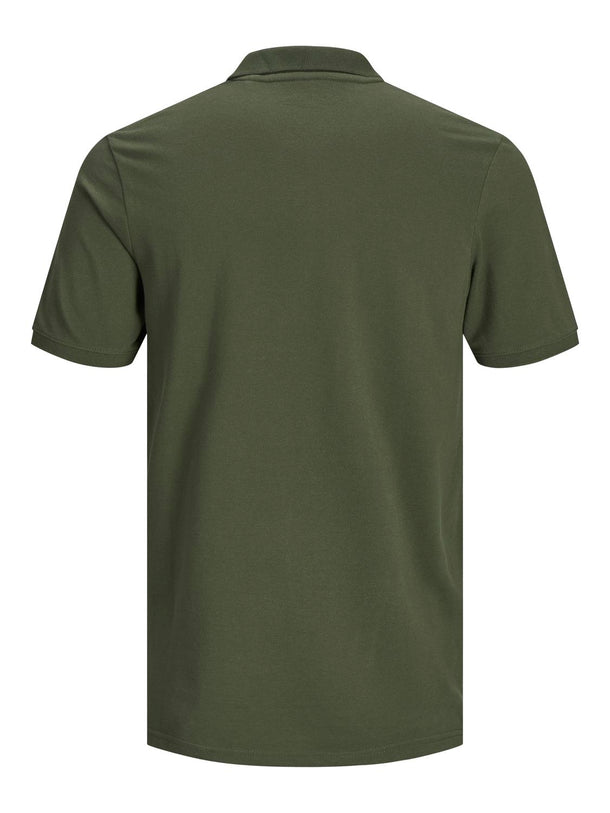 Product POLERA POLO BASIC-Olive Night Detail:SLIM FIT - Image 6