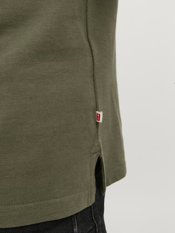 Product POLERA POLO BASIC-Olive Night Detail:SLIM FIT - Image 7