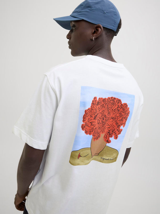 Product POLERA MARRAKESH-Bright White Print:FLOWERS - Image 4