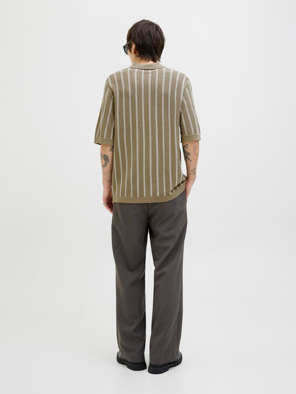 Product POLO RELAXED TEJIDO RAYAS EMIL - Coriander Stripes:w. Cloud Dancer stripes - Image 12