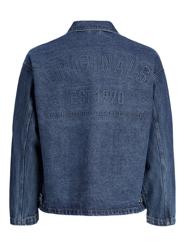 Product CAMISA LOOSE DENIM ESTAMPADA BOWERY-Dark Denim - Image 3