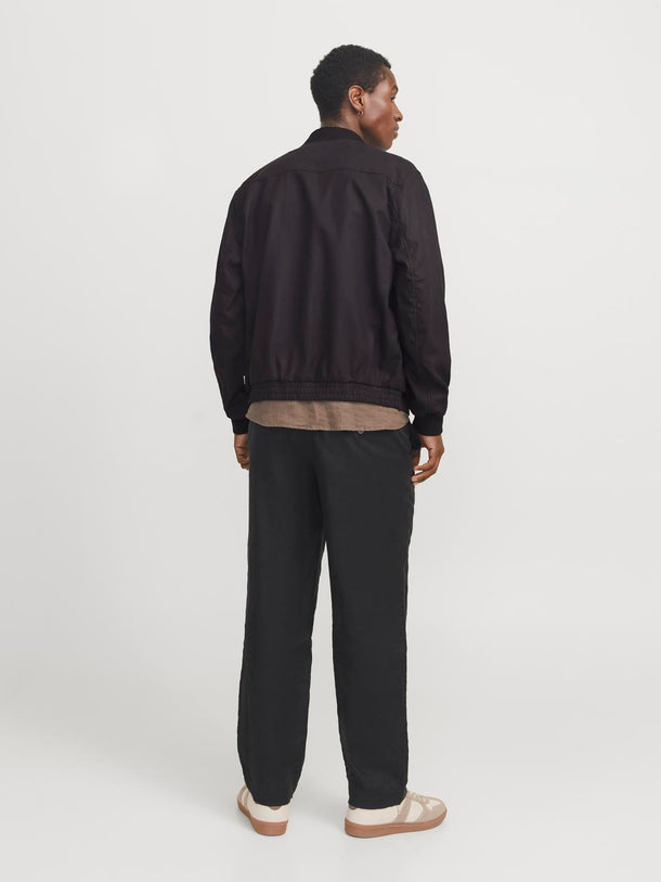 Product CHAQUETA DE LINO LEISTER-Black - Image 2