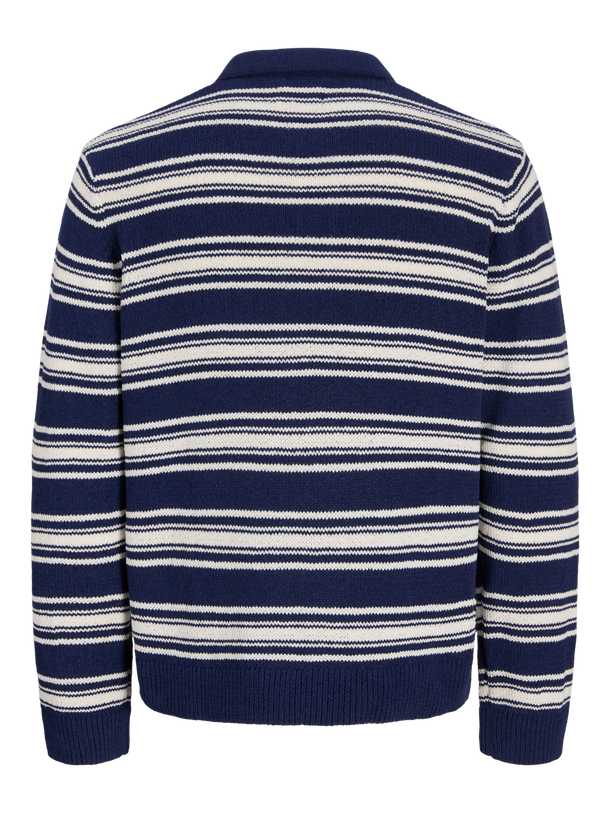 Product POLO RELAXED TEJIDO CAMBRIDGE-Ocean Cavern Stripes:Sea salt - Image 6