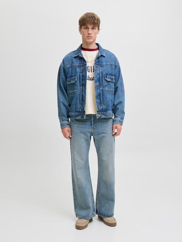 Product POLERA OVERSIZE CROPPED CAMBRIDGE -Antique White - Image 2