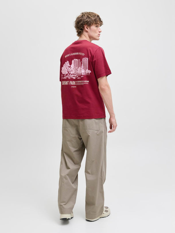 Product POLERA RELAXED YORK-Tibetan Red - Image 4