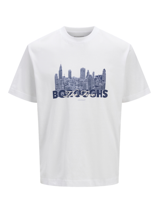 Product POLERA GRAPHIC BOSTON-Bright White - Image 1