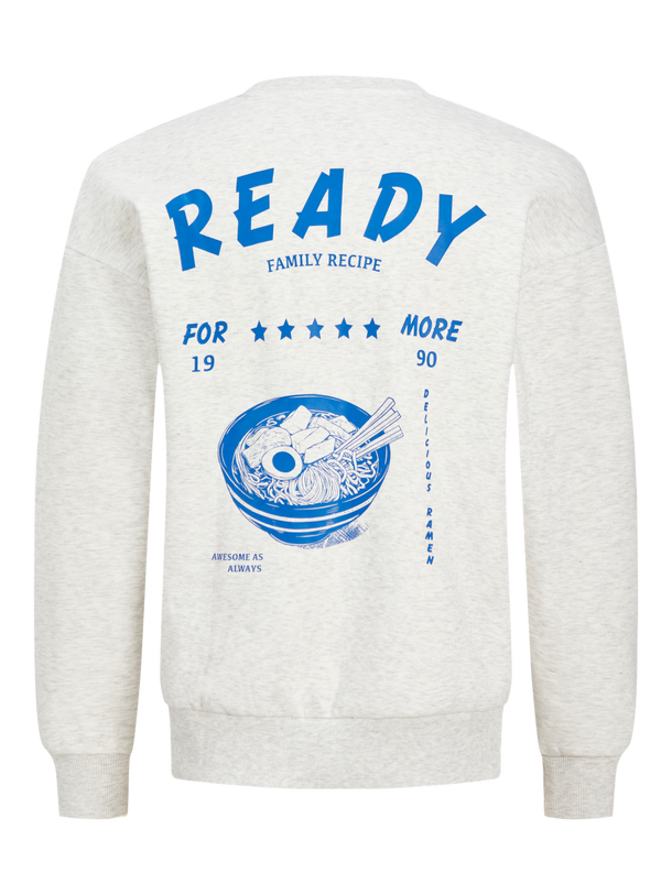 Product POLERÓN CHARGE PRINTED-White Melange - Image 1