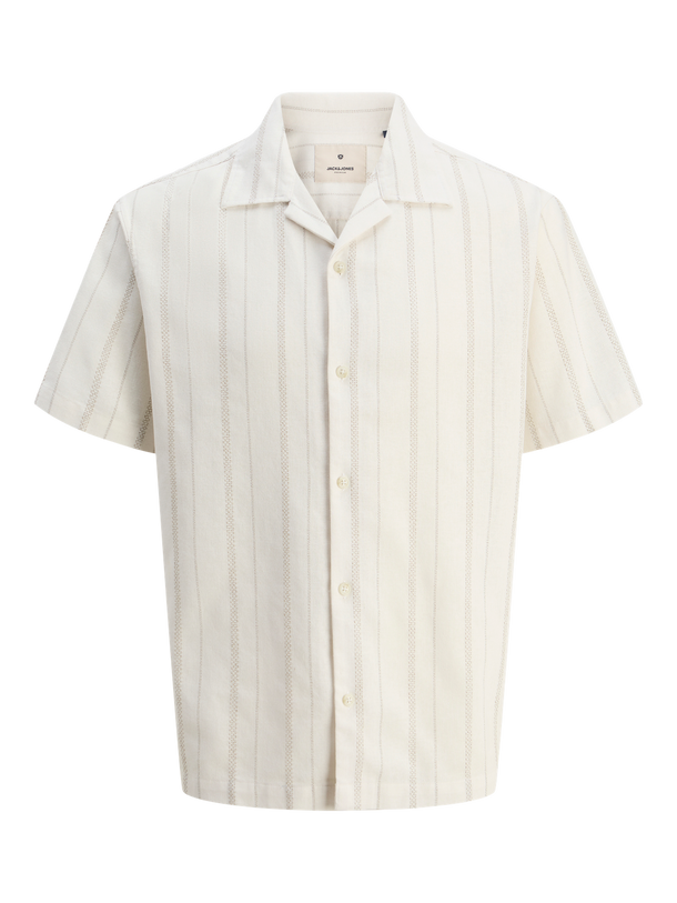 Product CAMISA DE LINO MANGA CORTA WILLIAM-Cloud Dancer - Image 1